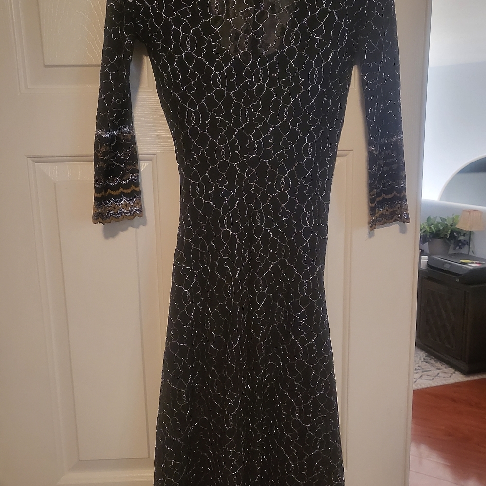 Betsey Johnson, black, small vintage dress